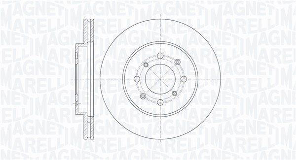 MAGNETI MARELLI stabdžių diskas 361302040522